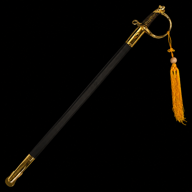 Chinese Command Sword Replica – Imperial Officer Saber with Scabbard and Tassel