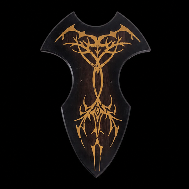 Witch-King Sword Replica – Lord of the Rings Decorative Sword with Display Shield and Scabbard