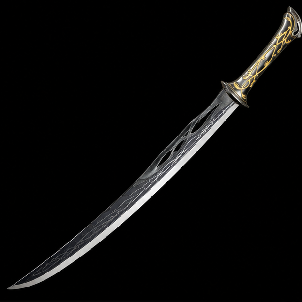 King Thranduil’s Double-Bladed Sword Replica – The Hobbit film series Elven Collector Edition