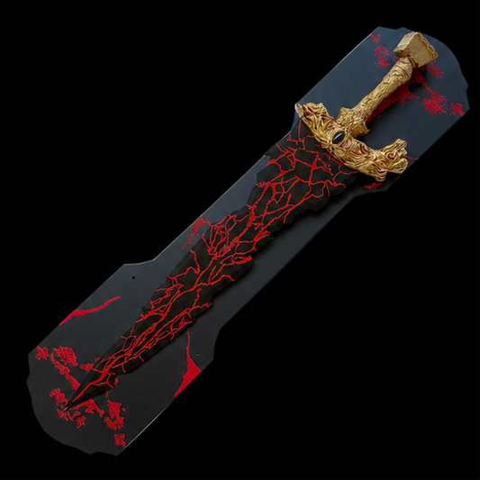 Maliketh’s Black Blade Replica with Wall Plaque – Elden Ring Collector Edition
