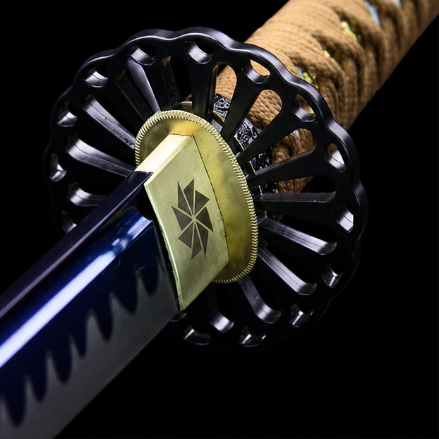 Brown Dragon Katana – Carbon Steel Samurai Sword