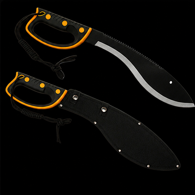 Classic Outdoor Kukri Machete with Sheath – Survival Edition