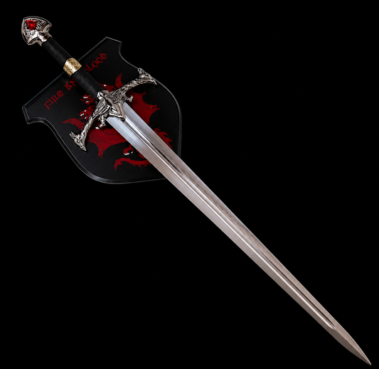 Blackfyre Replica with Dragon Wall Plaque – Collector Edition