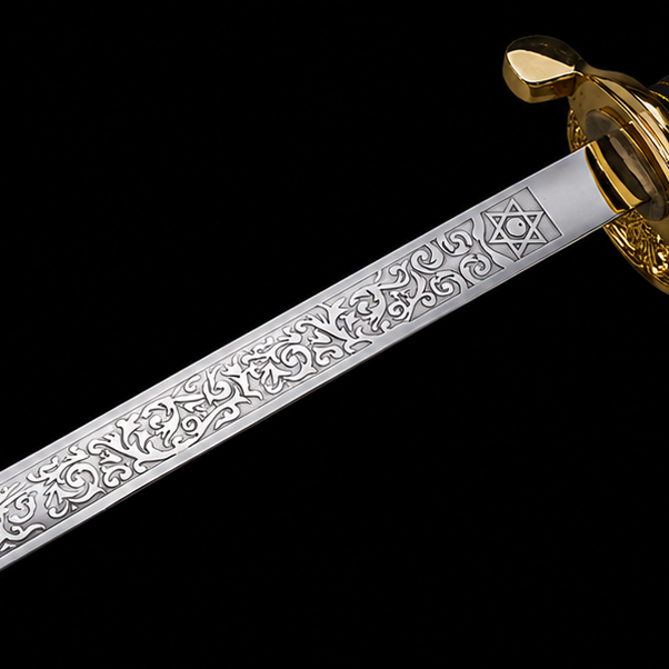 Chinese Command Sword Replica – Imperial Officer Saber with Scabbard and Tassel