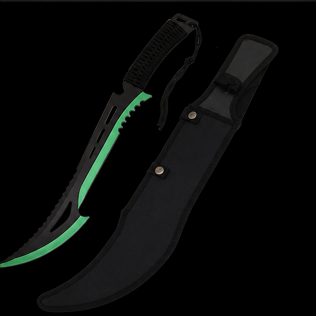 Tactical Machete – Full Tang Survival Blade with Nylon Sheath