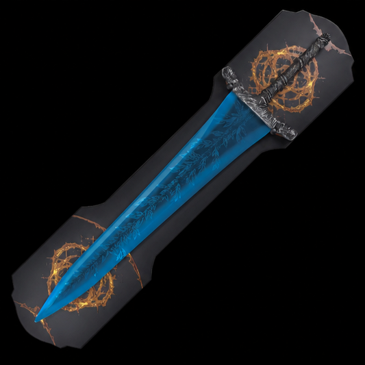 Dark Moon Greatsword Replica with Wall Plaque – Elden Ring Collector Edition