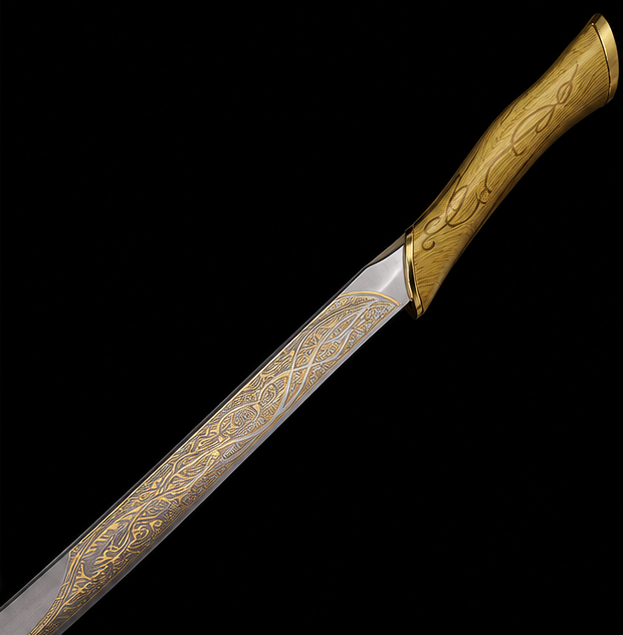 Legolas’ Twin Elven Daggers with Wall Plaque – The Lord of the Rings: The Fellowship of the Ring Collector Edition