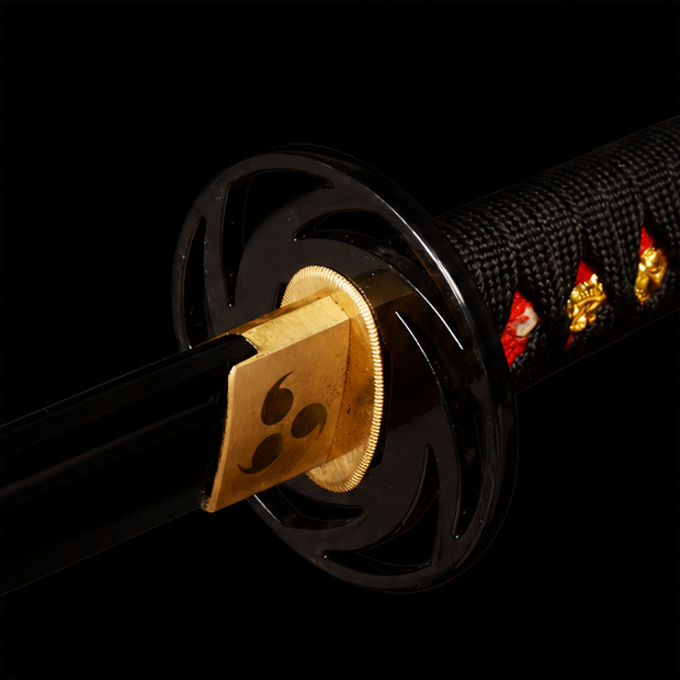 Crimson Shadow Katana – Carbon Steel Samurai Sword