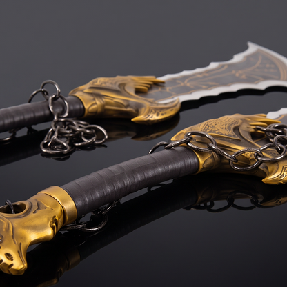 Kratos Blades of Chaos – Twin Dragon Collector Set with Display Stand