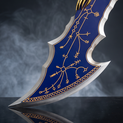Kratos Blades of Chaos – Blue Twin Blades Collector Set